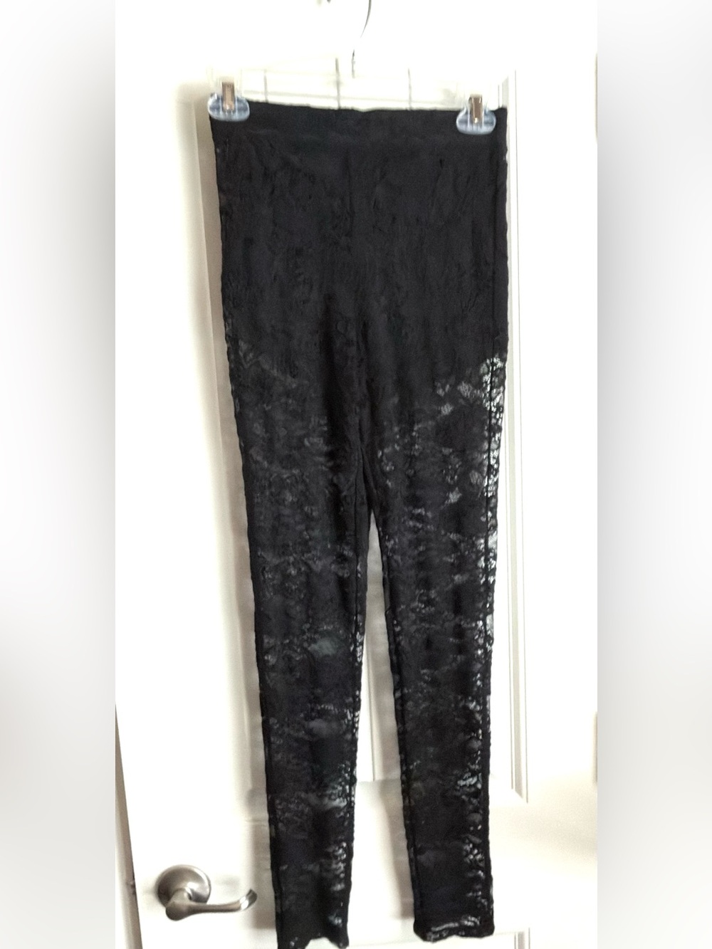 Adorable Bebe Black Lace with Built In Shorts Underneath.